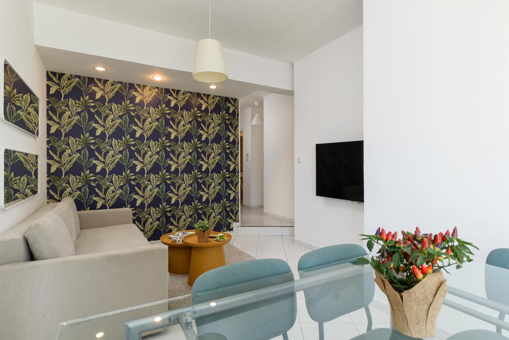 Sea View 2 Bedroom Apartment With Bomb Shelter Tel Aviv Eksteriør bilde